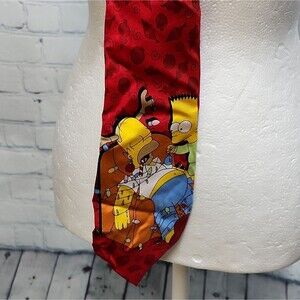 Briefly Stated Simpsons Christmas tie